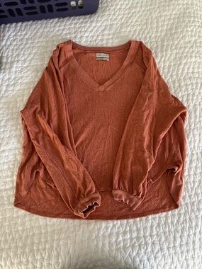 Urban Outfitters Rust V-Neck Sweater